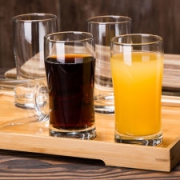 泰国进口 Ocean 鸥欣 耐热玻璃杯套装 290ml*4只