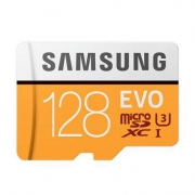 SAMSUNG 三星 存储卡 EVO黄色升级版 高速TF卡（Micro SD卡）128GB