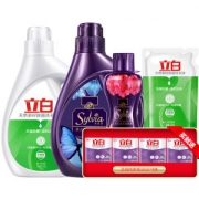 立白 洗衣液套装 8斤 送内衣皂4块