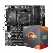 AMD R5 3600X CPU处理器+ MSI 微星 B450M MORTAR MAX 迫击炮 主板 CPU套装