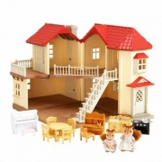 圣诞好礼、PLUS会员：Sylvanian Families 森贝儿家族 灯光大屋 过家家玩具 礼品套 SYFC27568