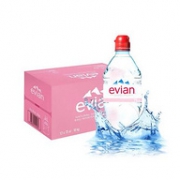 法国原装进口 evian 依云 矿泉水 750mlx12瓶x4件