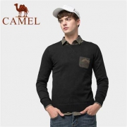 CAMEL 骆驼 D7H256398 男士纯棉针织毛衣