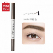 MINISO 名创优品 双头自动眉笔 N02#深棕*2件