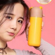 按压出水，opus 小Q猫便携带盖保温杯 300ml 两色