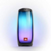 JBL Pulse 4 防水便携式蓝牙音箱带灯光显示 - 黑色