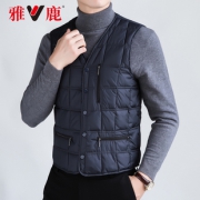 雅鹿中老年冬季羽绒内胆背心防寒马甲 券后￥109