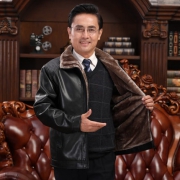 莱佛仕帝 男士 加绒保暖皮衣 59元起包邮
