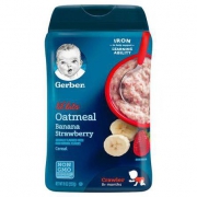 Gerber 嘉宝 香蕉草莓燕麦米粉 227g  三段 *7件 114元含税包邮（合16.29元/件）