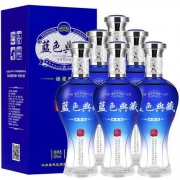 邵店蓝花瓷 蓝色典藏 52度白酒 500ml*6瓶