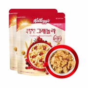 19日0点、88VIP：Kelloggs 家乐氏 蔓越莓谷兰诺拉水果燕麦麦片 500g* 2袋 46.55元包邮（需用券）