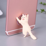 elbacable 易巴克 卡通猫咪吸盘手机支架 单只装 3.8元包邮（需用券）