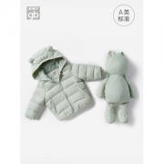 A类标准 好孩子 90白鸭绒 儿童羽绒服 赠便携收纳背包