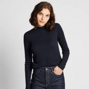 UNIQLO 优衣库 418231 女士罗纹高领T恤