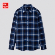 UNIQLO 优衣库 421203 男士法兰绒格子衬衫