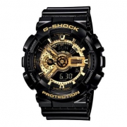 19日0点：casio卡西欧 男士运动手表 G-SHOCK 黑金系列 防水防震 GA-110GB