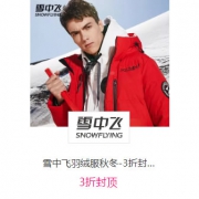 唯品会：雪中飞羽绒服大促