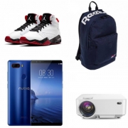 周二惠总：AIR JORDAN运动鞋+锐步双肩包+努比亚手机+乐行电动车...
