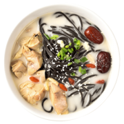 味中  猪肚鸡墨鱼汁日式拉面 2人份/袋