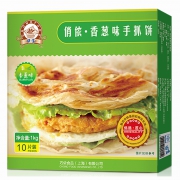 限地区：俏侬香葱味手抓饼1kg(10片装)*2件