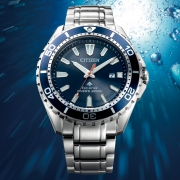 Citizen/西铁城 男士 指针 太阳能手表 不锈钢表带 BN0191-80L