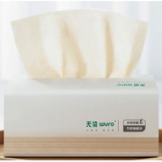 小米有品众筹爆款 无染 食品级 竹纤维抽纸 3层*100抽*30包