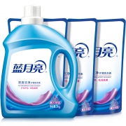 蓝月亮 亮白增艳洗衣液 12斤（3kg瓶+1kg袋*3） 39.95元包邮（前3分钟）