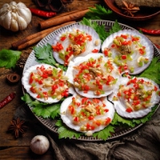 大顶 蒜蓉粉丝扇贝 6只*8袋 蒸制即食