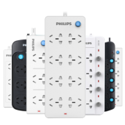 PHILIPS 飞利浦 1301P 迷你扩展插座 无线+3位 9.8元包邮（需用券）