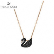 SWAROVSKI 施华洛世奇 Iconic Swan 5347330 小黑天鹅吊坠项链