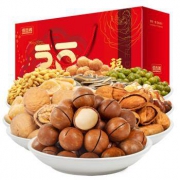 20点：俏香阁 年货坚果礼盒大礼包 1638g