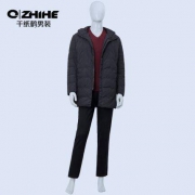 6日0点：千纸鹤 QZHYR001 男士羽绒服+针织衫+休闲裤套装