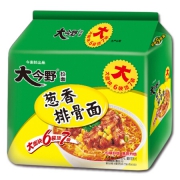 移动端：今麦郎 方便面 大今野葱香排骨面 泡面五连包 *2件