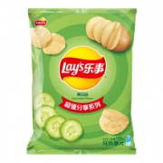 乐事(Lay's)薯片 休闲零食 黄瓜味 多口味自选 135克*19件