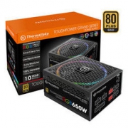 Tt Thermaltake 额定650W TPG RGB 650W 电脑电源 金牌全模组