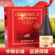 中粮出品 长城 橡木桶 干红葡萄酒 750mlx6瓶