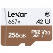 Lexar 雷克沙 667X TF卡 256GB高速内存卡