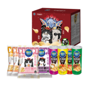 可比克 纯切薯片 吾皇万睡年货礼盒 700g/箱 第2件0元 拍2件59.9元过年价 正价99元