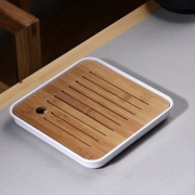 澜扬 简约茶托盘 20.5*20.5*2.5cm 5.8元包邮（需用券）