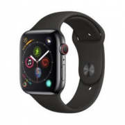 Apple Watch Series 4智能手表（GPS+蜂窝网络款 44毫米深空黑色不锈钢表壳 黑色运动型表带 MTX22CH/A)