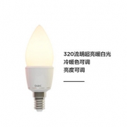调调 QUBIC QSC4382W 遥控家用节能照明灯泡 E14螺口