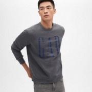 1月6日0点开抢：Gap 盖璞 男装套头抓绒圆领卫衣