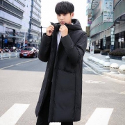 吉普盾 7805-99 男士中长款加厚羽绒服