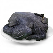 长生和 农家散养300天白凤乌鸡 净重750g*2只