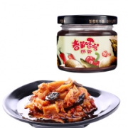 限地区：虎邦辣酱 京东定制 春笋香菇下饭菜130g