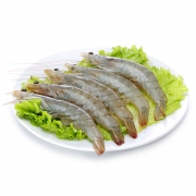 限地区：禧美海产 厄瓜多尔白虾1000g 盒装 50-60只 大虾 海鲜水产