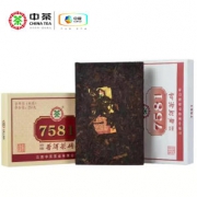中茶 普洱茶 经典7581茶砖 250g 刮油去脂