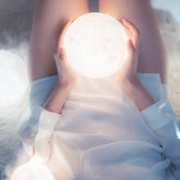 耕熙 抖音同款月球表面小夜灯 月光白