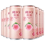 锐澳(RIO)洋酒 预调 鸡尾酒 果酒 微醺系列 3度 白桃味 330ml*8罐