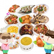 农夫园味 12道菜半成品年夜饭礼盒 129元包邮（需用券）
